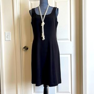 Classic Neumann Marcus Exclusive, dark, midi, chocolate Size 10 dress